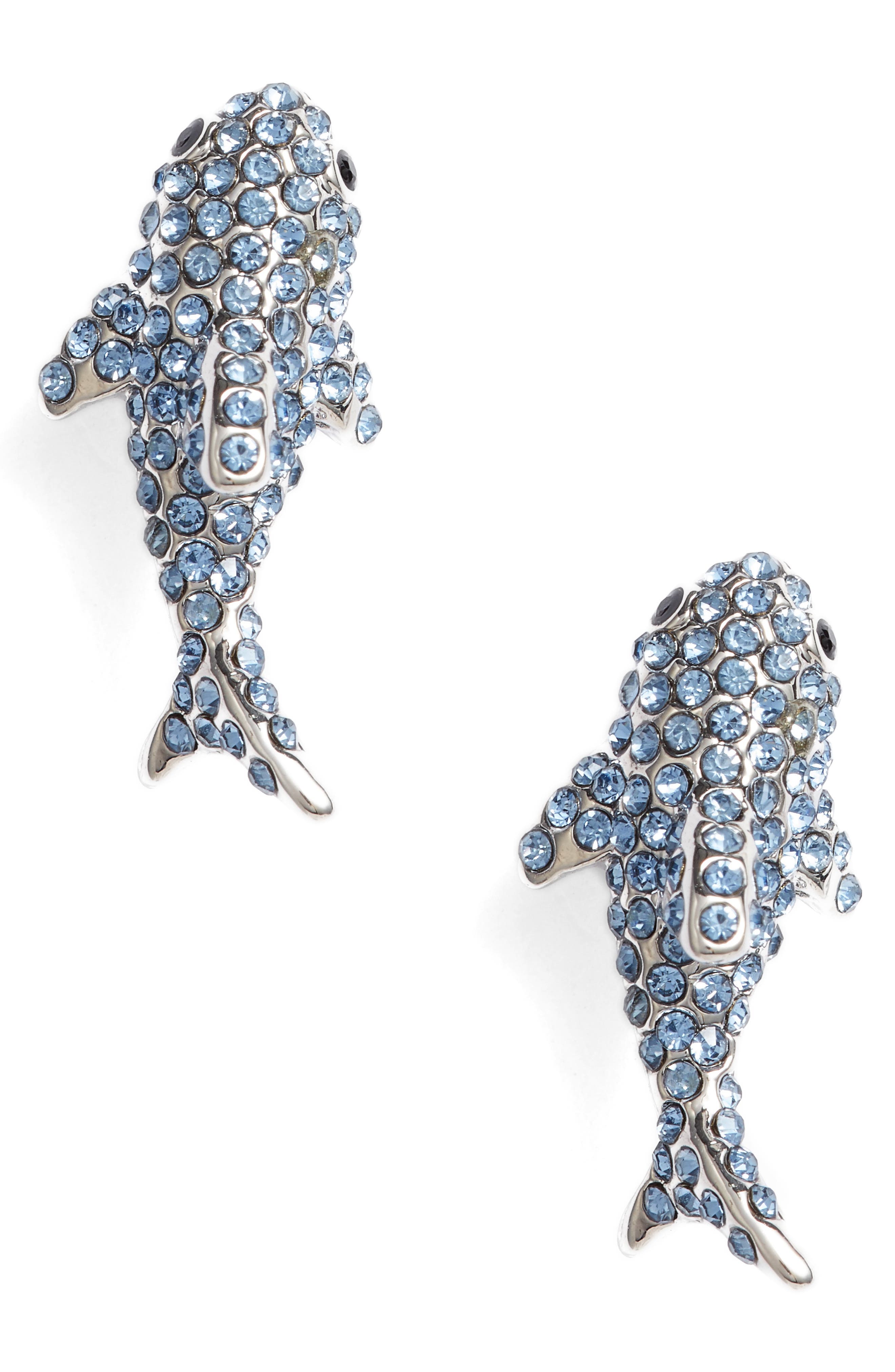 shark earrings kate spade