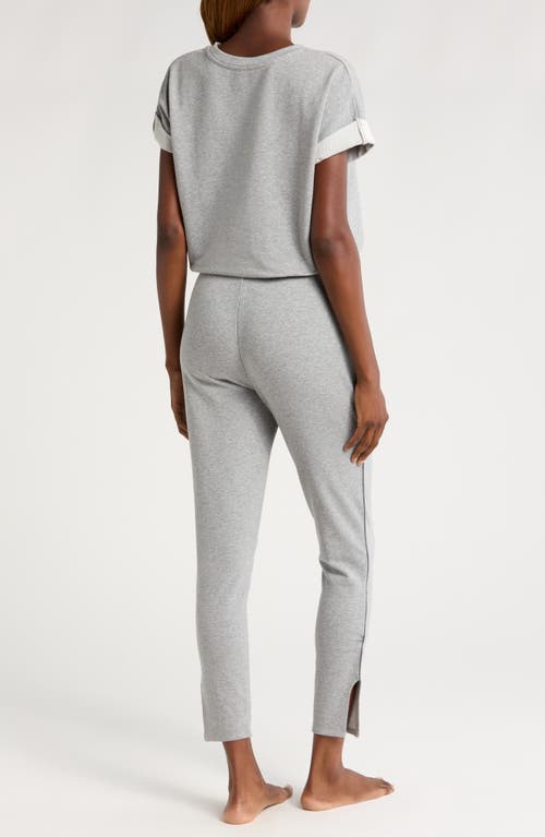Honeydew Intimates Honeydew Short Sleeve T-shirt & Joggers Lounge Set In Heather Grey