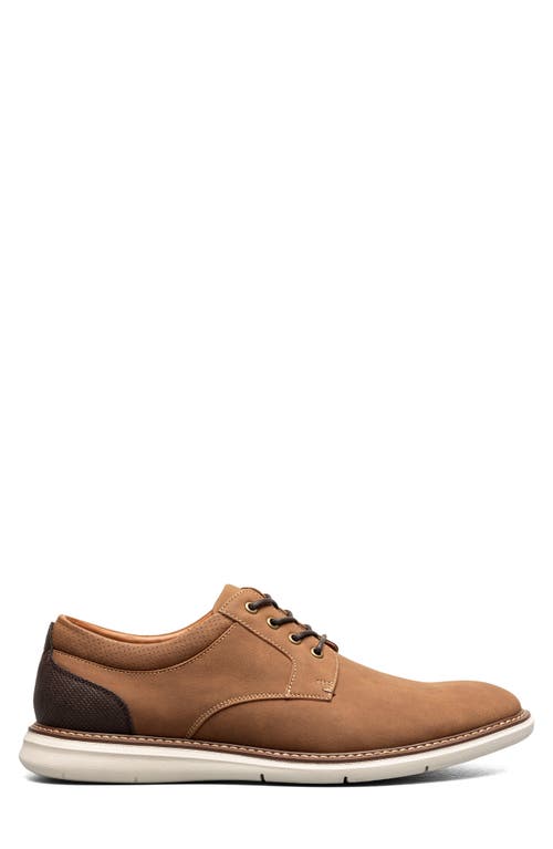 Nunn Bush Chase Plain Toe Derby In Cognac Multi