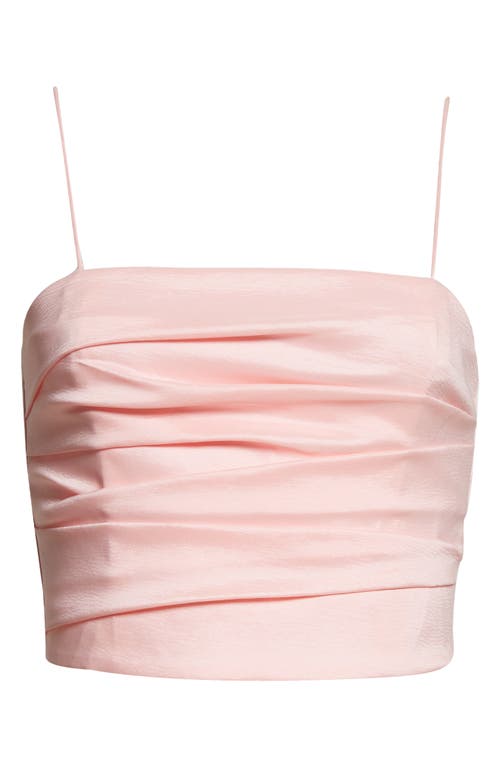 Alice + Olivia Square Neck Crop Camisole in Petal