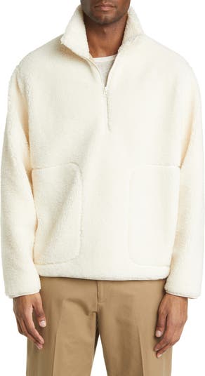 Vince Men's Textured Fleece Half Zip Pullover | Nordstrom