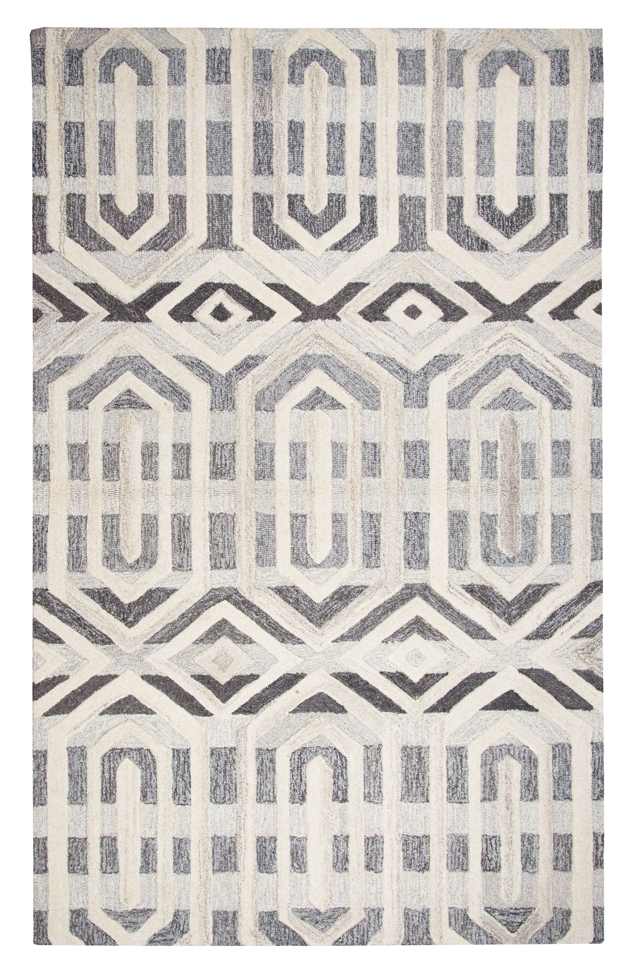 Rizzy Home Urban Octagon Hand Tufted Wool Area Rug Nordstrom