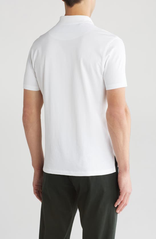 Rodd & Gunn Dalmore Sports Fit Knit Polo In White