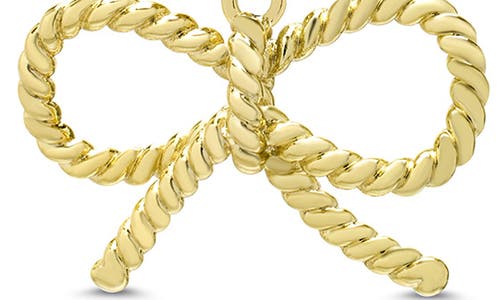 Lily Nily Kids' Bow Twist Pendant Necklace In Gold