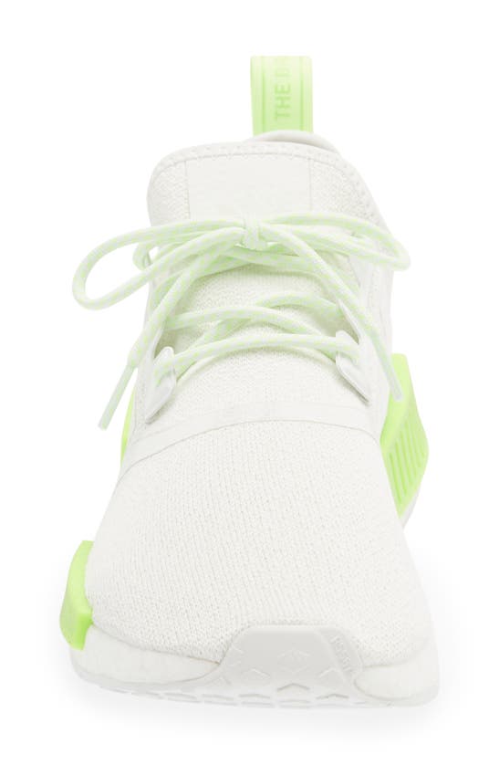 Adidas Originals Originals Nmd R1 Sneaker In White/ Green