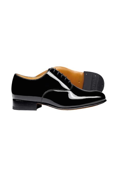 Patent Oxford Shoe in Black
