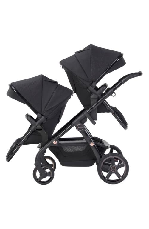 Silver Cross Wave 2022 Eclipse Tandem Seat in Black/Rose Gold at Nordstrom