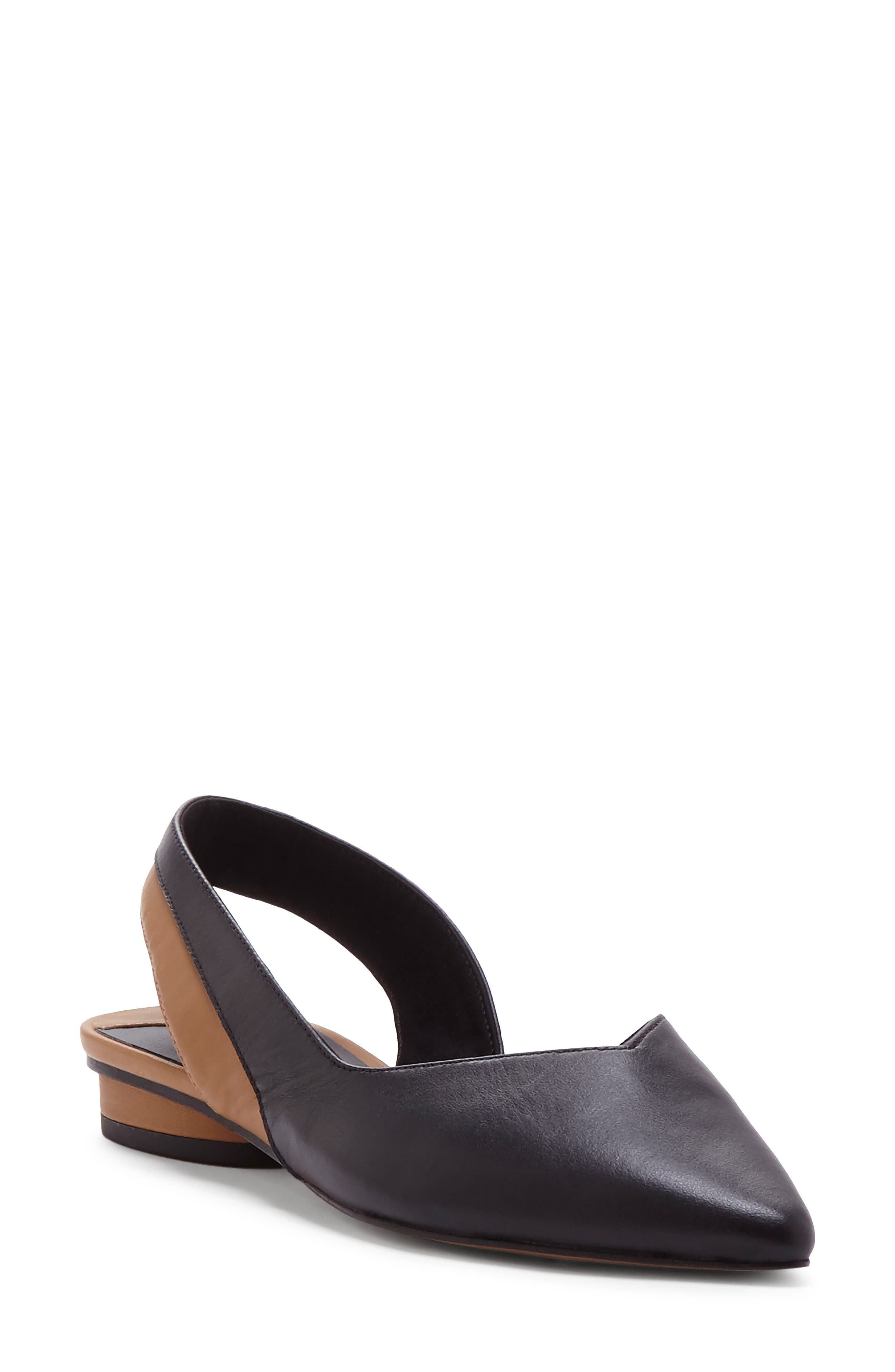 1.state Celes Slingback Flat- Black