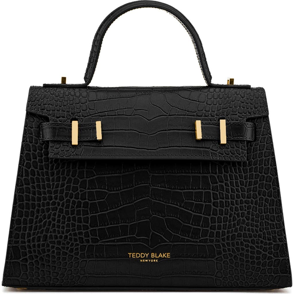 Teddy Blake Ava Croco Gold 11" In Croco Black