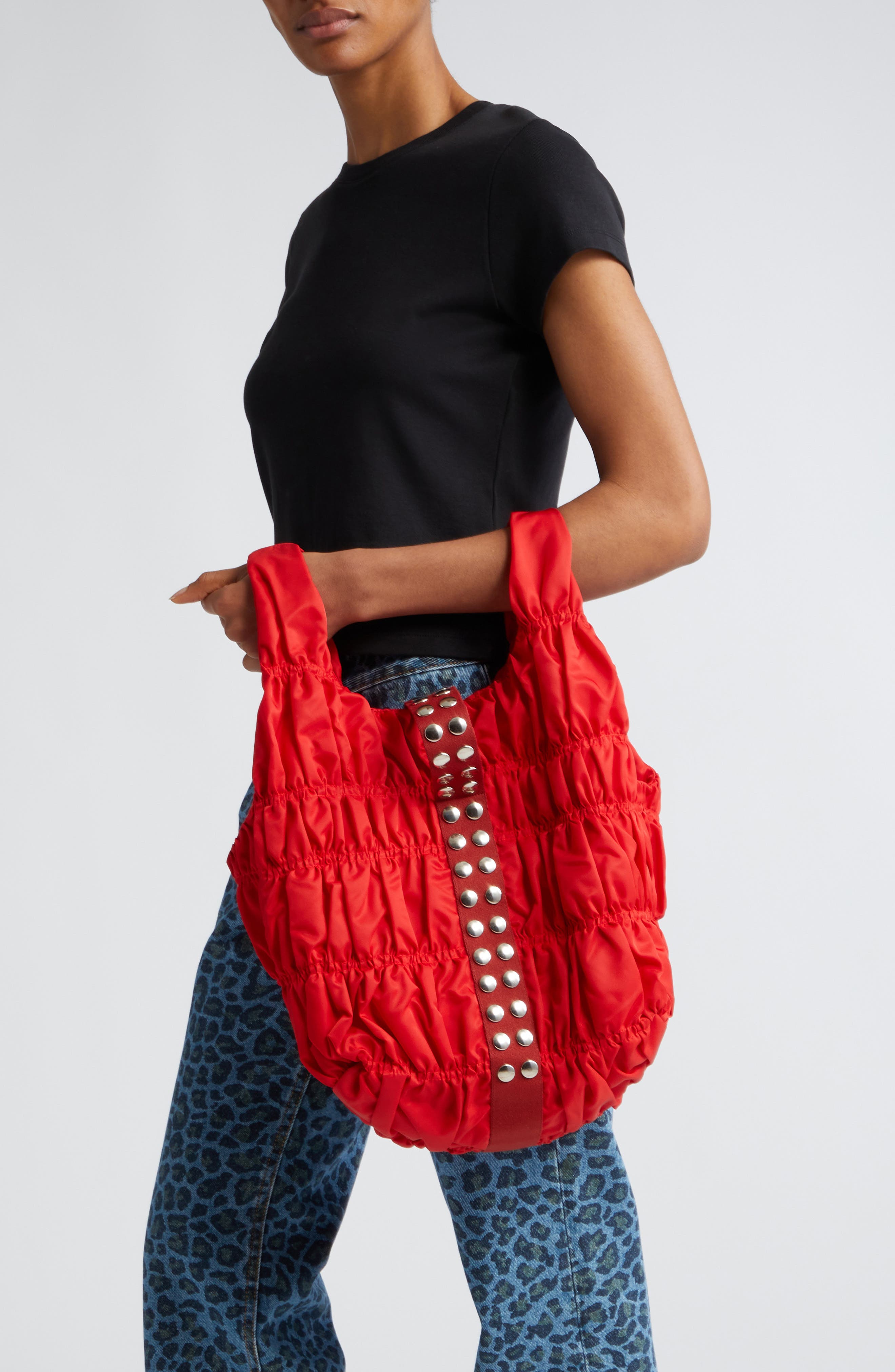 Molly Goddard Navy Lola Bag