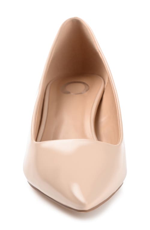 Shop Journee Collection Celica Pump In Patent/nude