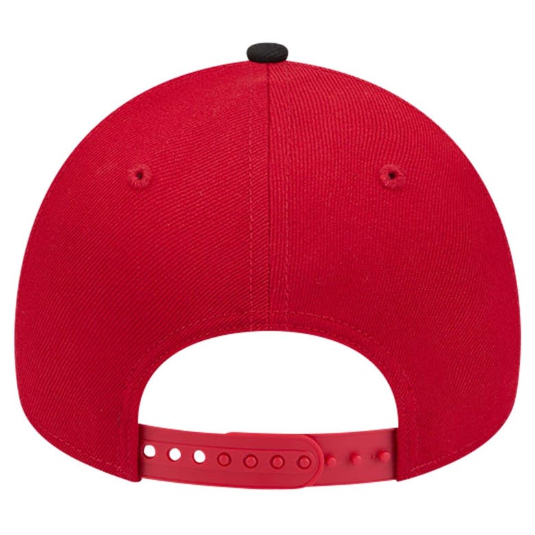 Shop New Era Red Toronto Fc 2024 Kick Off Collection 9forty A-frame Adjustable Hat