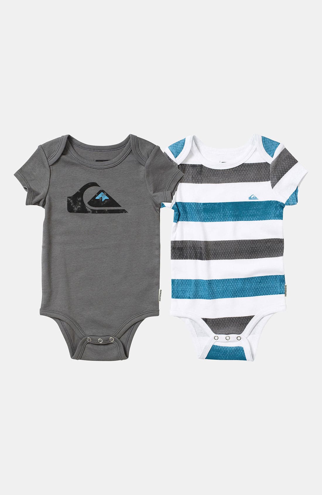Quiksilver 'Signature' Bodysuit (2Pack) (Infant) Nordstrom