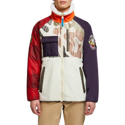 Woolrich X Griffin Second Life Genuine Shearling Down Jacket, White