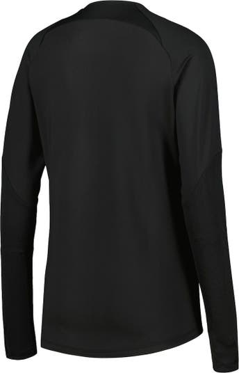 Men's Nike Black USWNT 2023 Strike Drill Performance Quarter-Zip Long  Sleeve Top