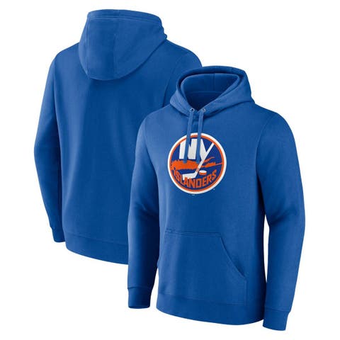 New York Blue And Orange Mens Pullover Hoodie by KINGS OF NY