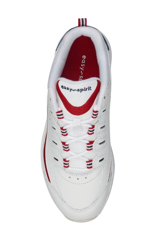 Shop Easy Spirit Romy Sneaker In White/barbados Cherry