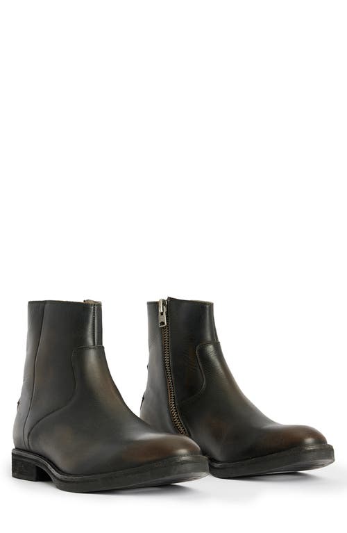 Shop Allsaints Lang Boot In Dark Brown