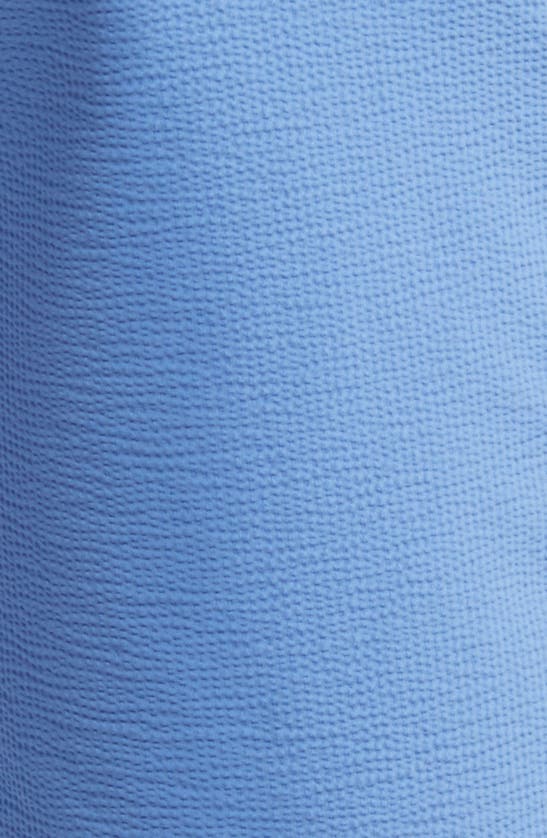 Shop Peter Millar Crown Crafted Matlock Seersucker Performance Shorts In Cascade Blue