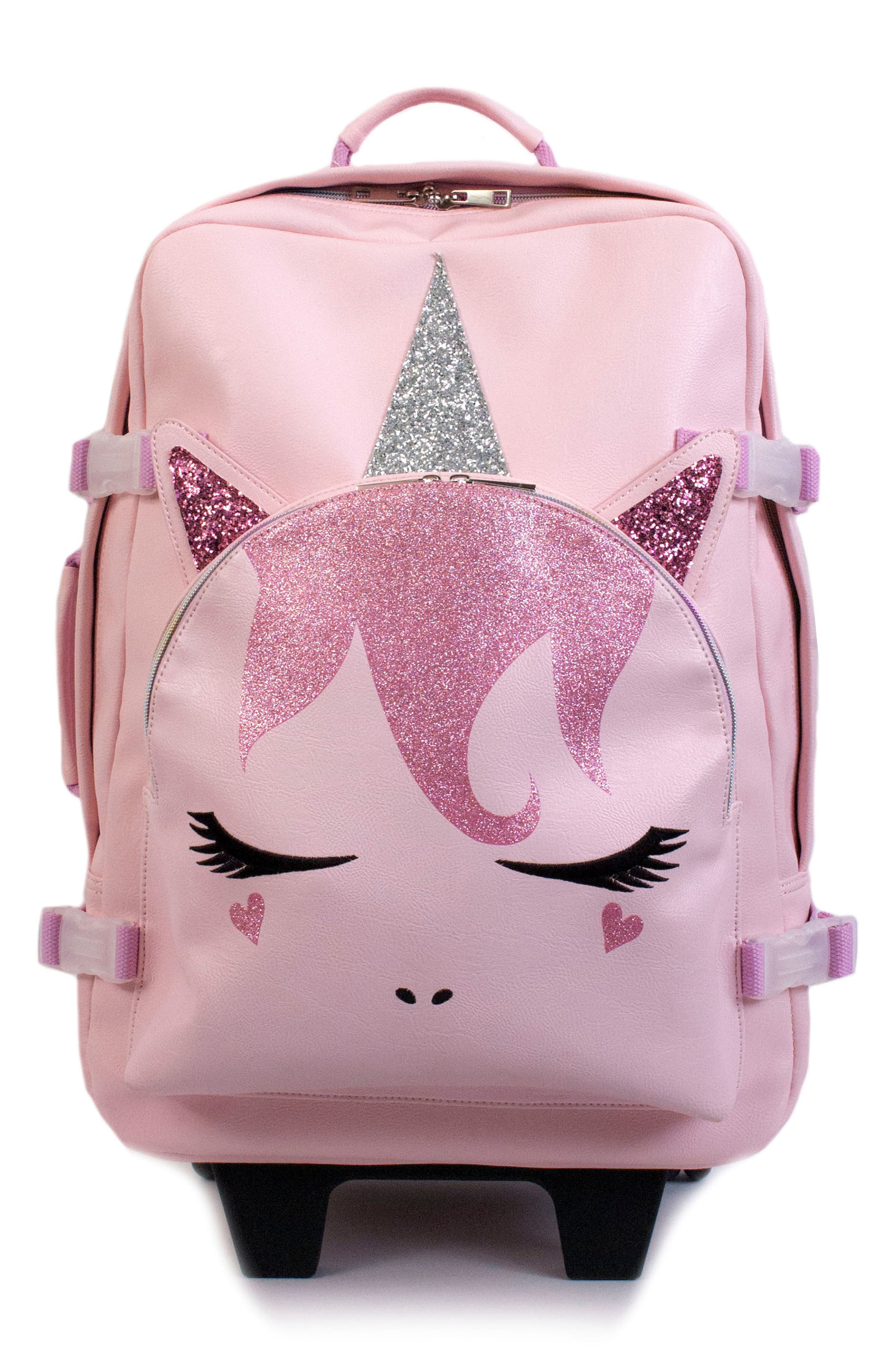 unicorn wheeled backpack