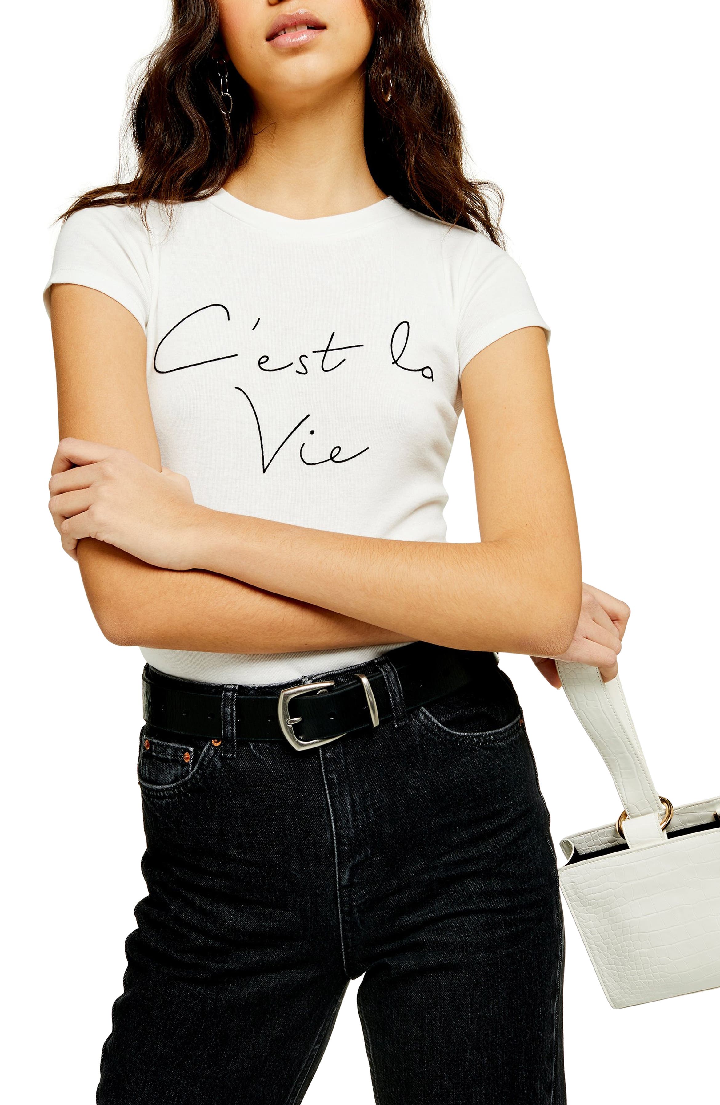 C�est la Vie Graphic Tee Nordstrom C�est la Vie Graphic Tee Nordstrom