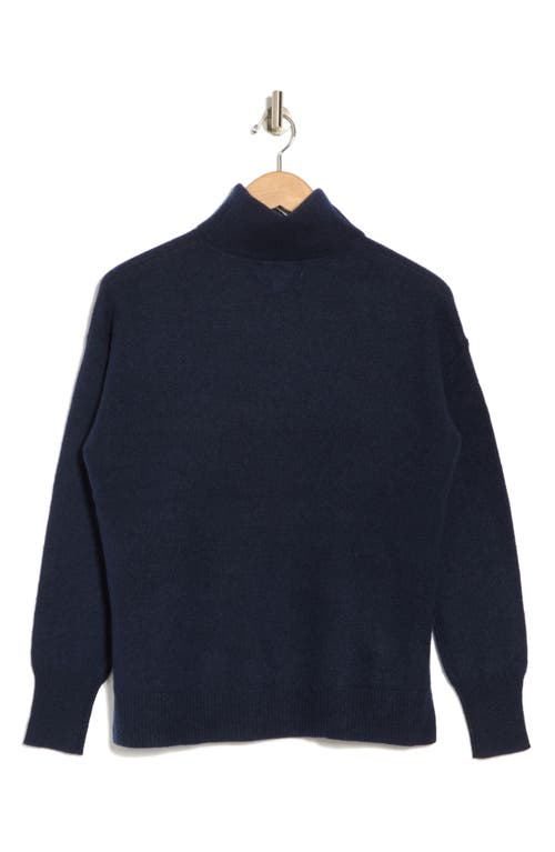 Nordstrom Turtleneck Cashmere Sweater In Navy Night