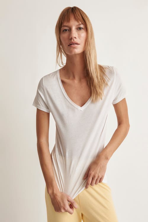 Shop Skin V-neck Easy Tee In White