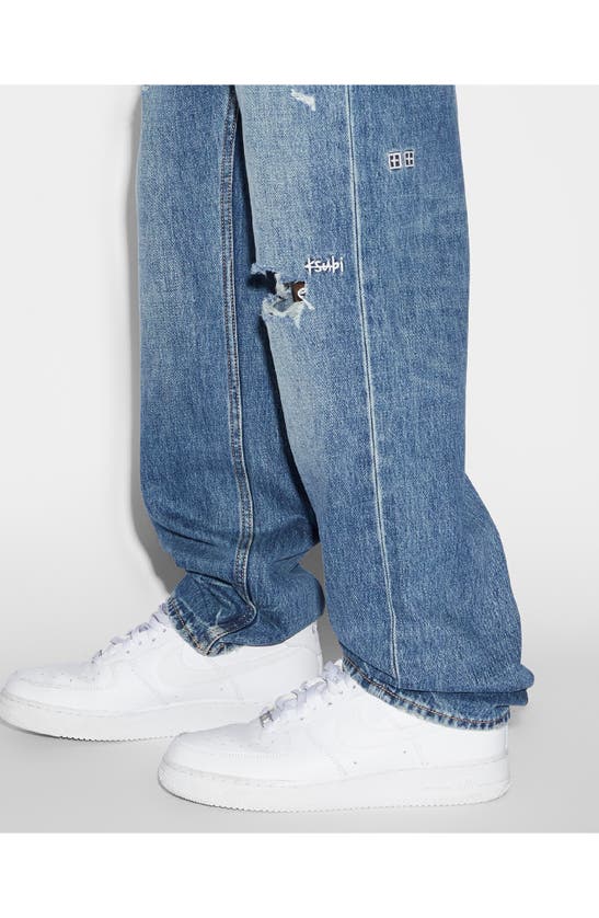 Shop Ksubi Anti K Ekstatik Straight Leg Jeans In Denim