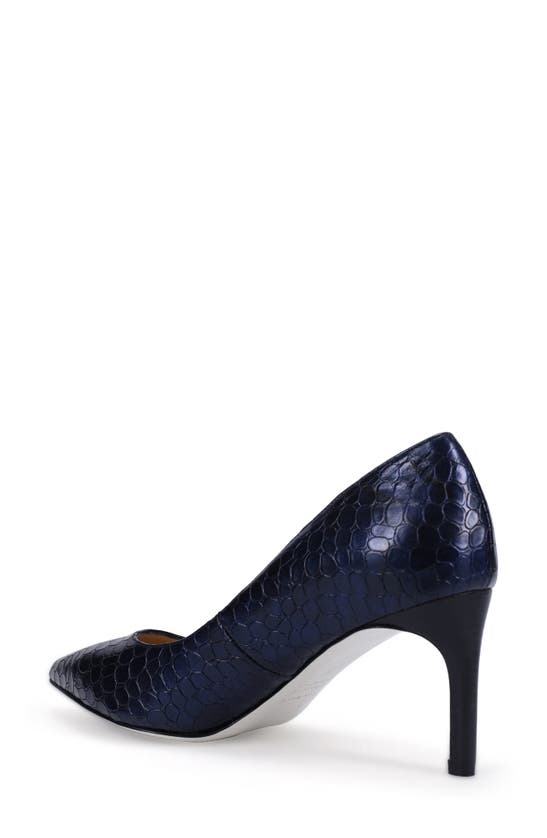 Shop Ron White Cindy Lou Pointed Toe Pump In French Navy