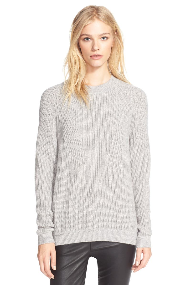 Vince Directional Rib Knit Wool & Cashmere Sweater | Nordstrom