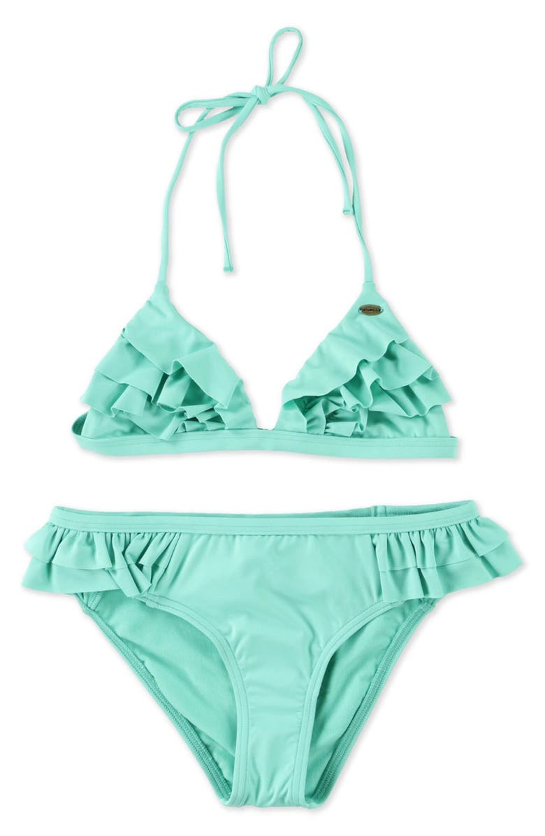 O'Neill Ruffled Two-Piece Swimsuit (Big Girls) | Nordstrom