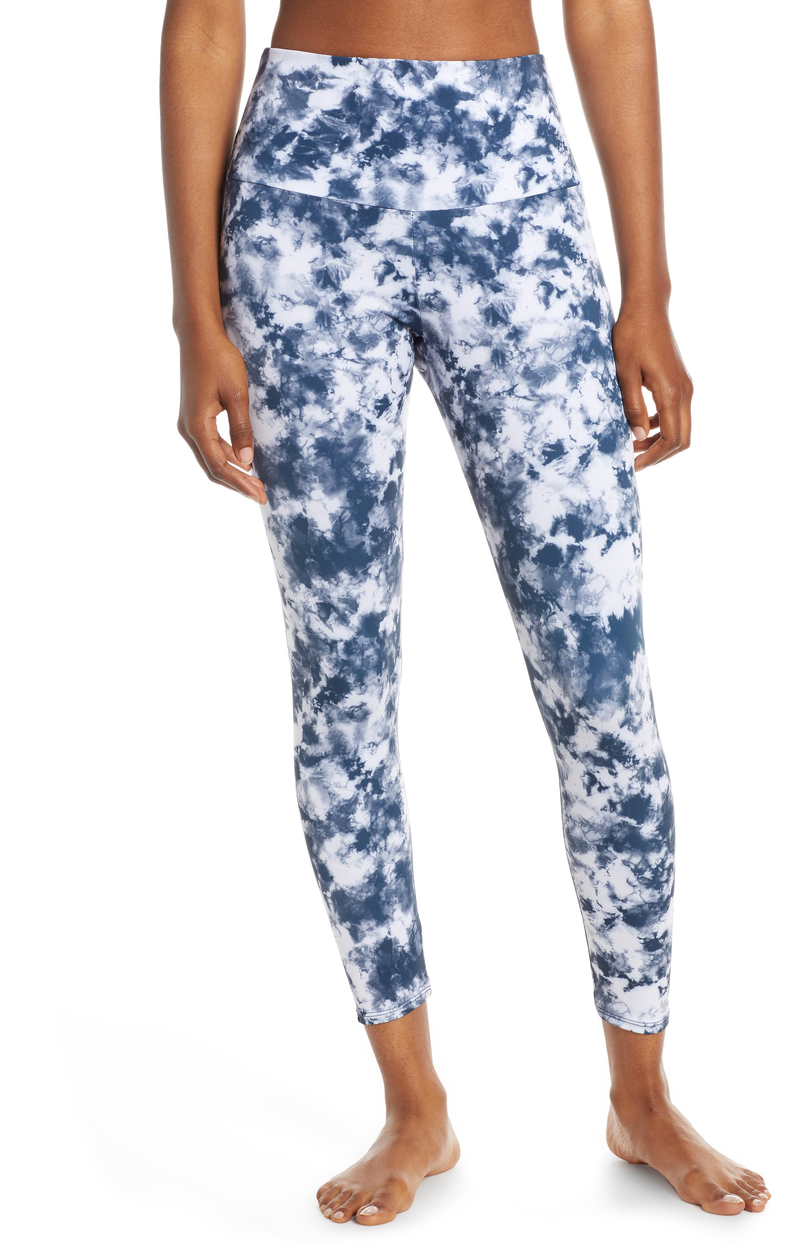 Onzie High Rise Capris, Blue