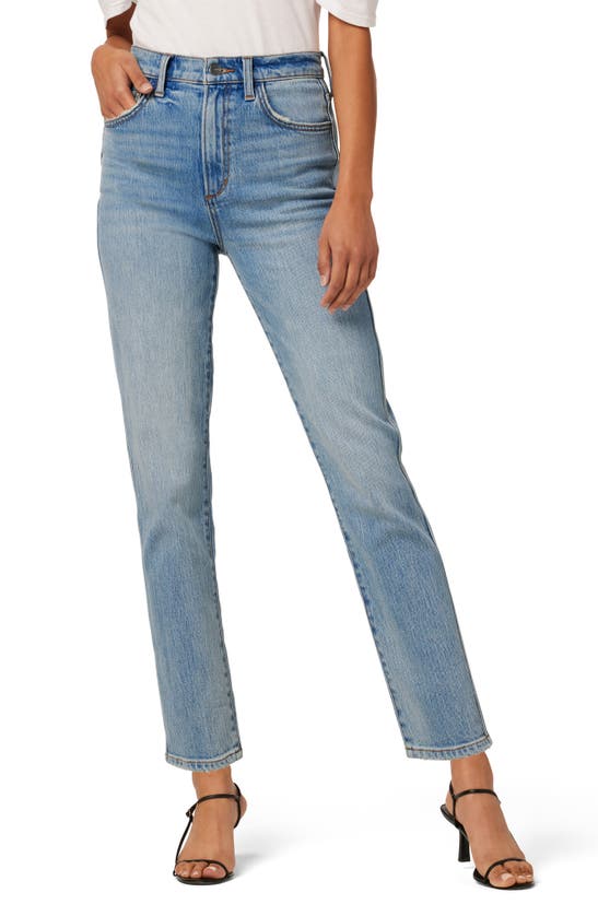 JOE'S THE HONOR HIGH WAIST BUTTON FLY CROP STRAIGHT LEG JEANS