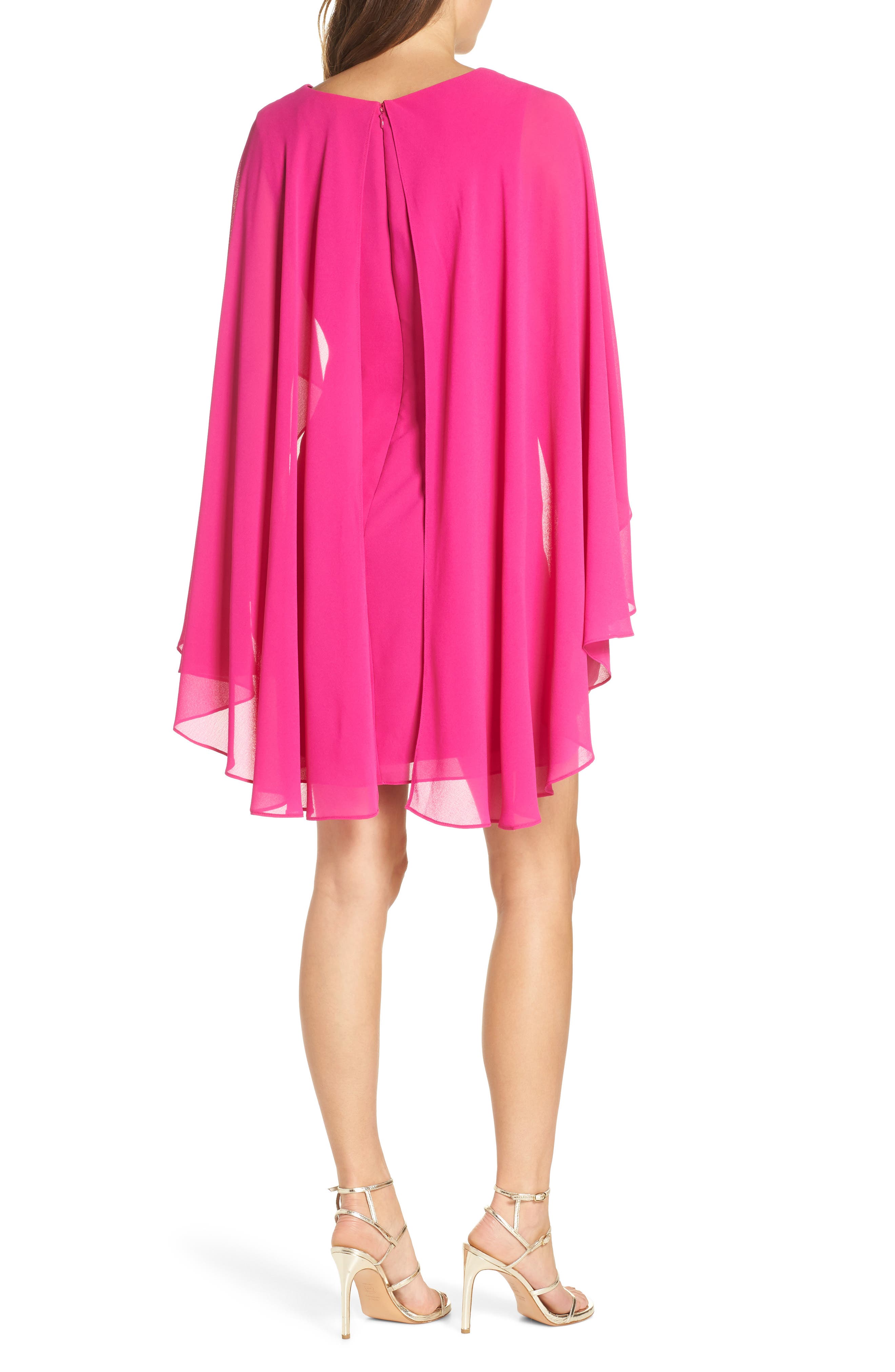vince camuto cape back shift dress