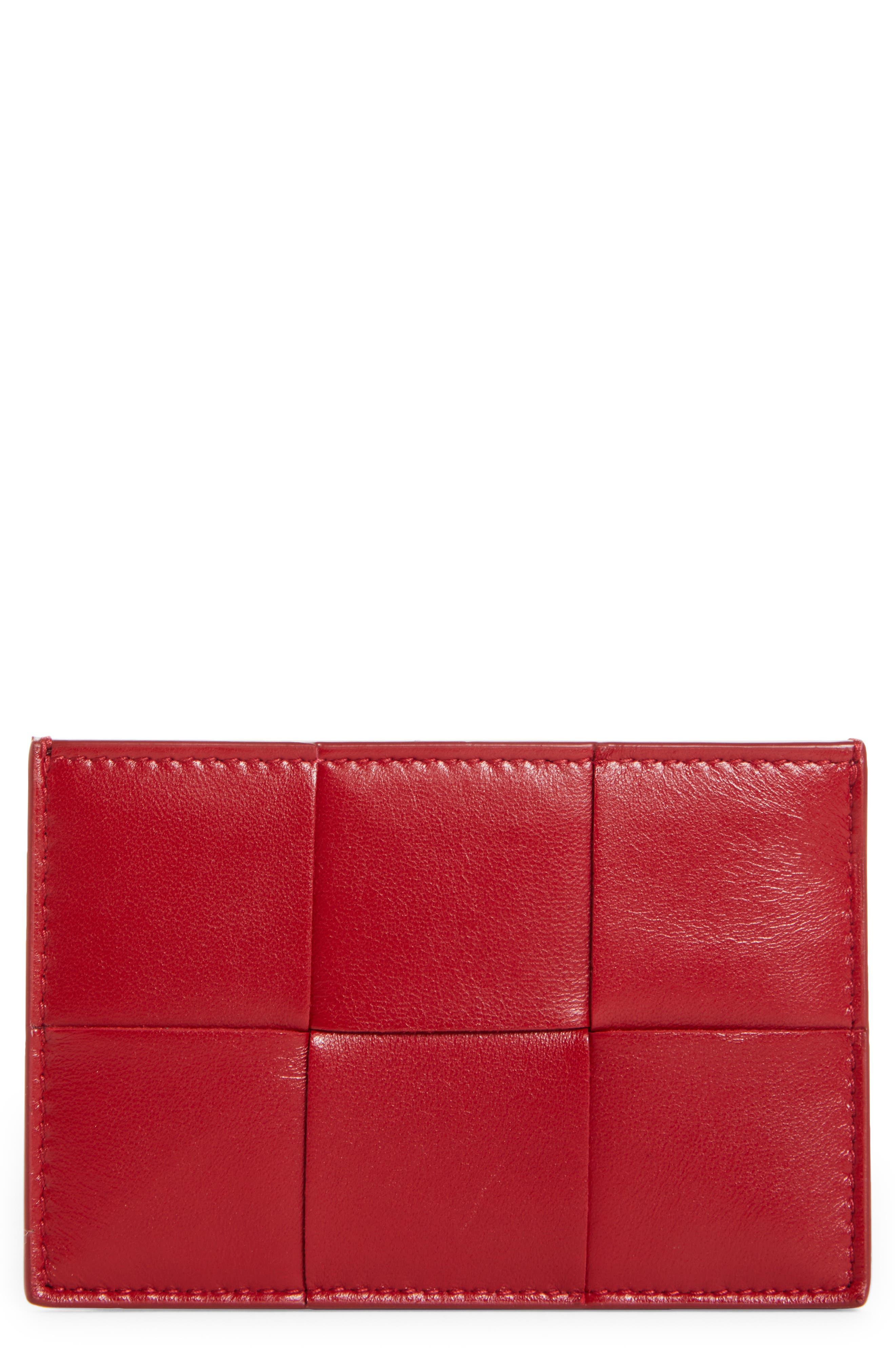 red long wallet