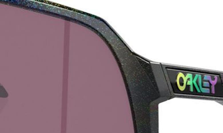 Shop Oakley Sutro 60mm Prizm™ Rectangular Shield Sunglasses In Matte Black