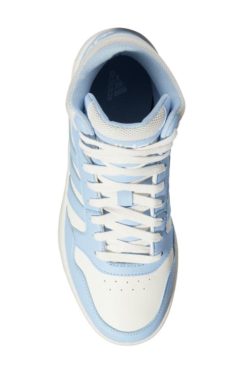 Adidas Originals Adidas Hoop 3.0 Mid Classic Sneaker In Cloud White/white/gum