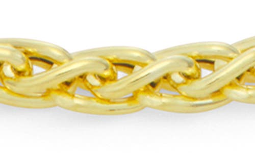 Fzn Wheat Chain Bracelet In Yellow