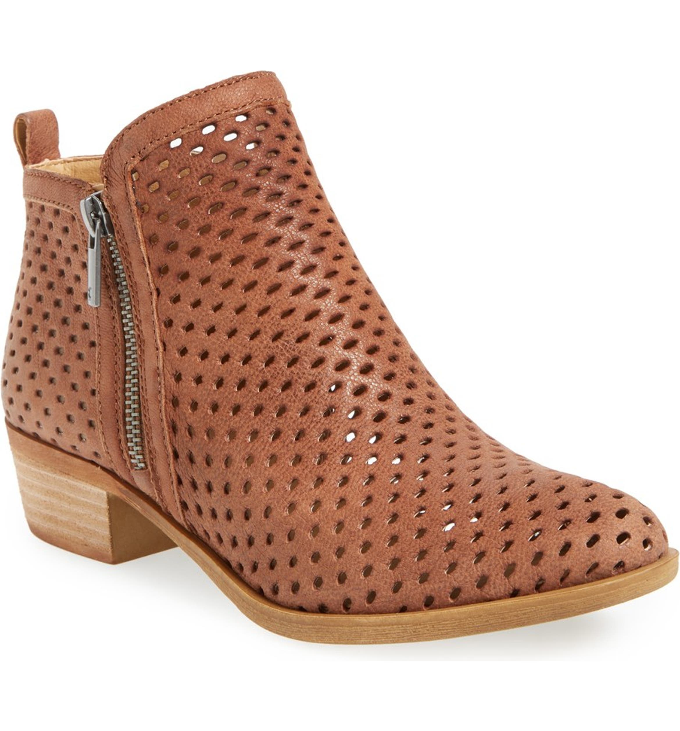 Lucky Brand Basel Perforated Bootie (Women) | Nordstrom