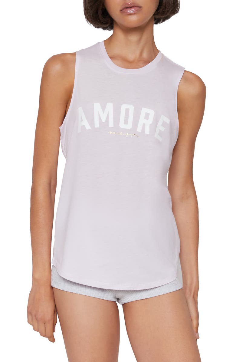 Spiritual Gangster Amore Muscle Tank, Main, color, 
