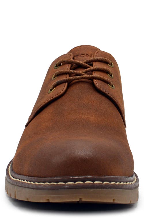 Aston Marc Manti 2 Mens Lace-up Faux Leather Oxfords In Tan