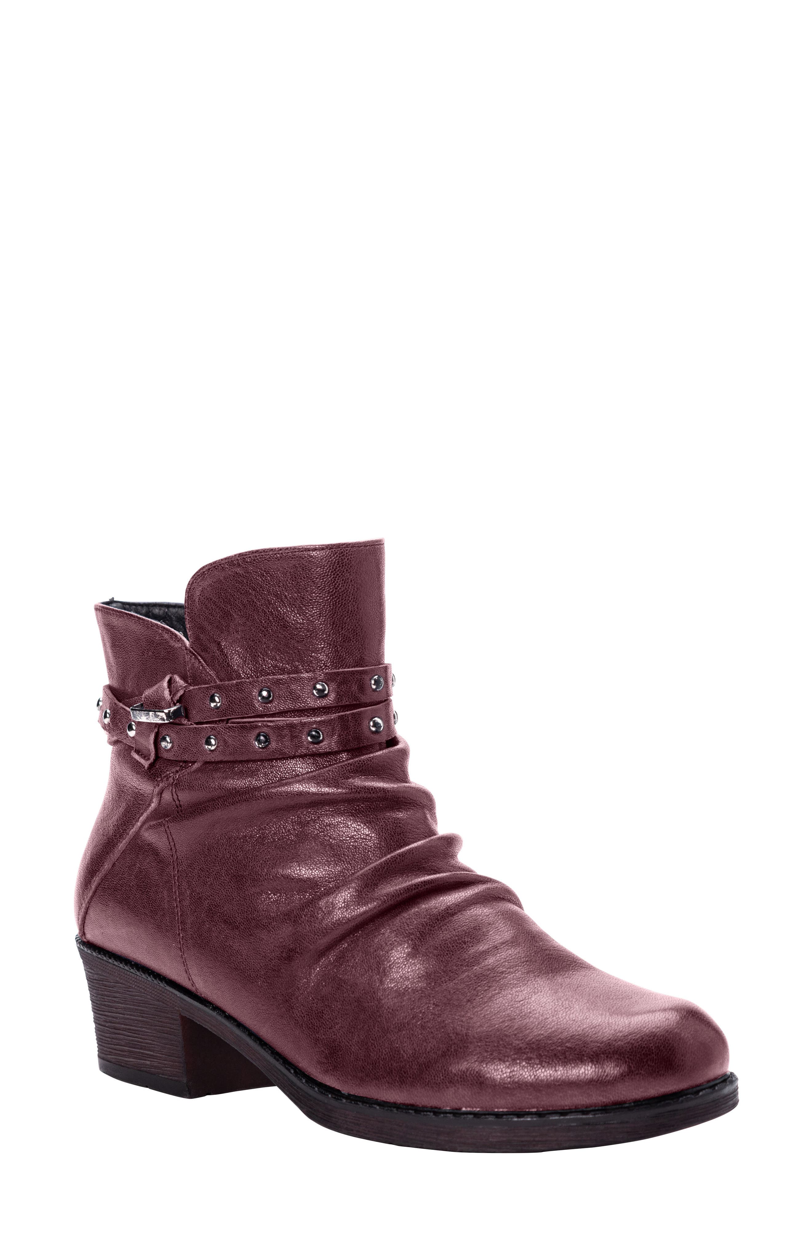 nordstrom burgundy boots