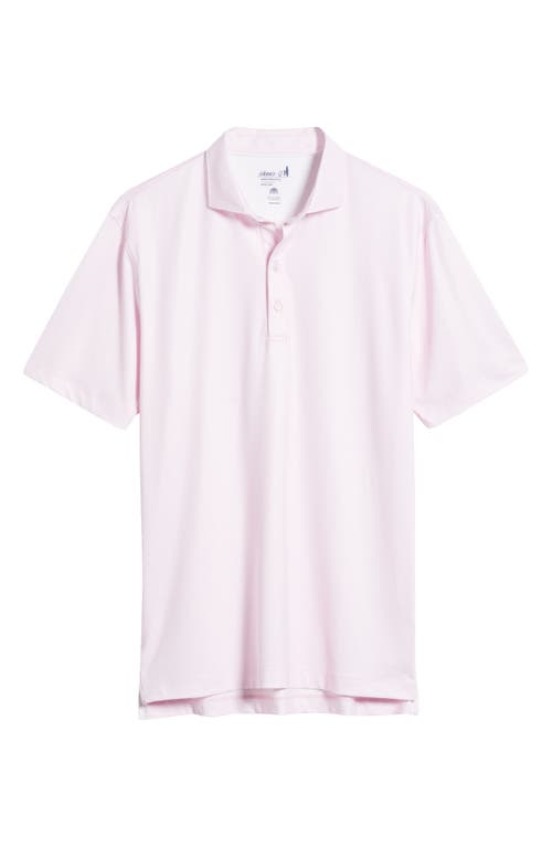 Johnnie-o Island Times Geo Print Performance Polo In Porto Pink