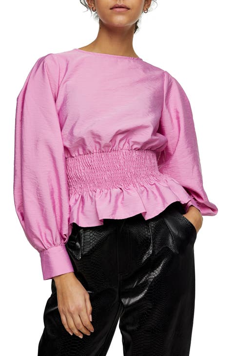 pink and black blouse | Nordstrom