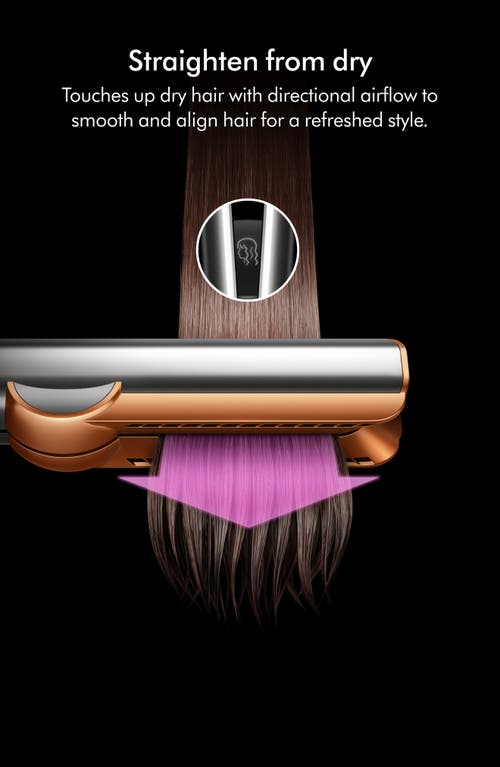 Shop Dyson Airstrait™ Hair Straightener In Copper