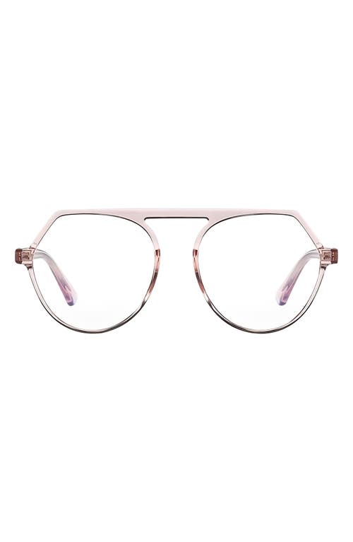 FIFTH & NINTH FIFTH & NINTH CARTER 53MM ROUND BLUE LIGHT BLOCKING GLASSES 