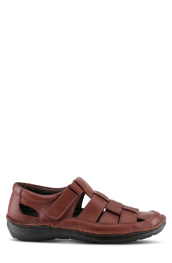 Spring Step Sandal In Cognac