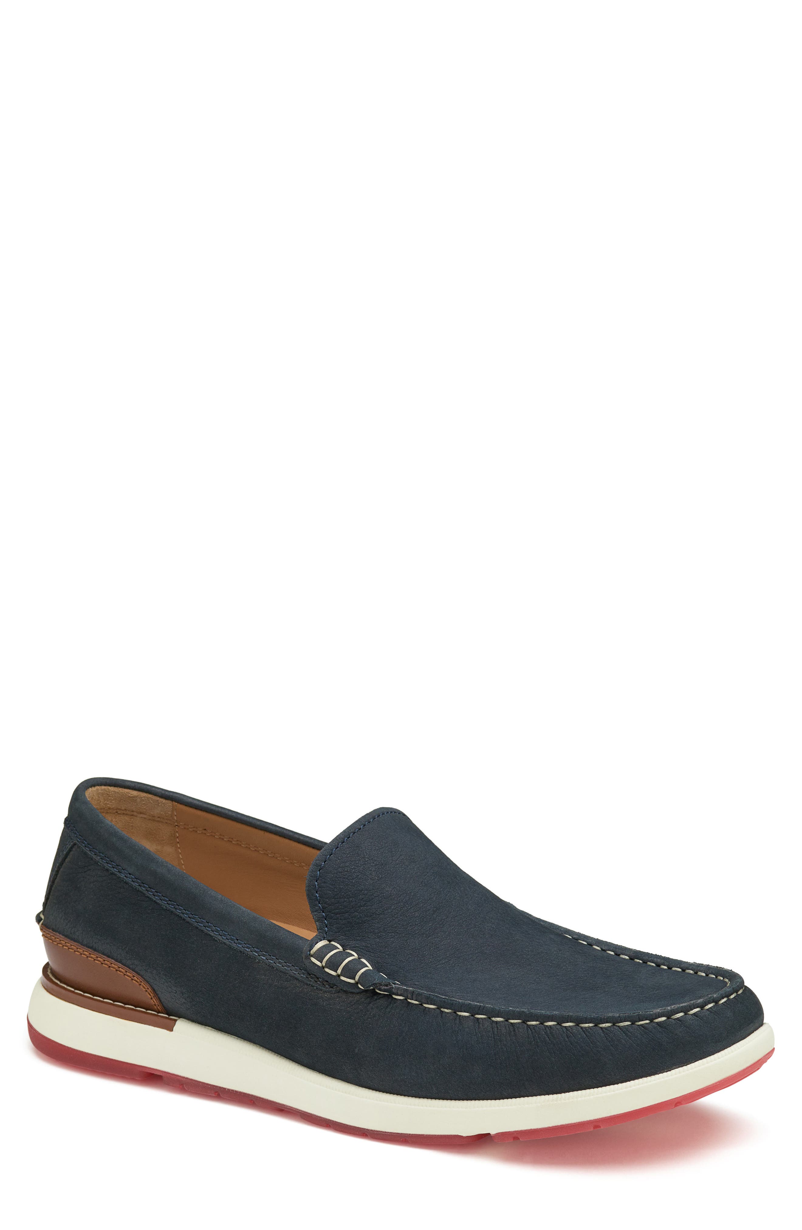 johnston and murphy mens slip on shoes