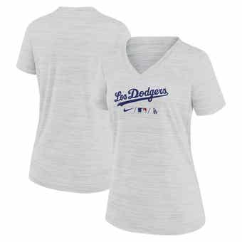 Nike Women's Chicago Cubs City Connect Tri-Blend V-Neck T-Shirt White