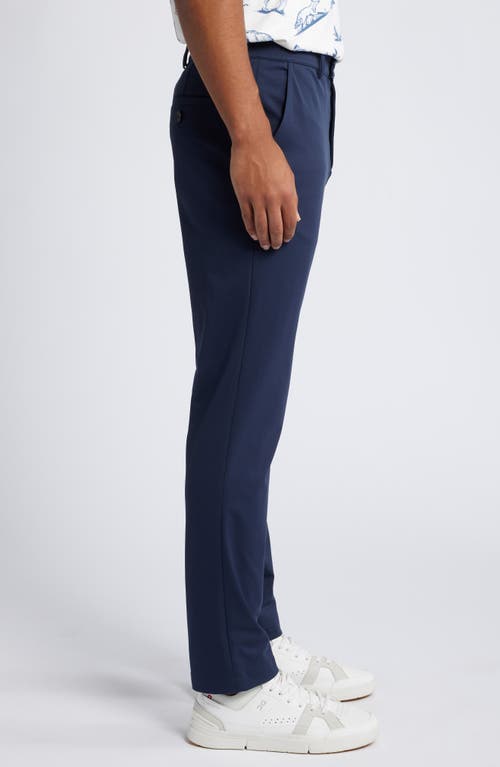 Mizzen + Main Mizzen+main Upton Flat Front Chinos In Navy Solid